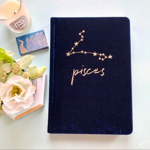 Velvet Zodiac Pisces Journal (Urban Outfitters)